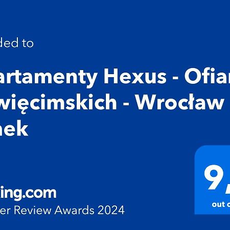 Apartamenty Hexus - Ofiar Oswiecimskich - Wroclaw Centrum Rynek Экстерьер фото